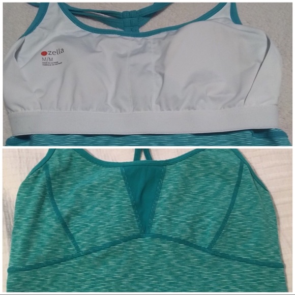 Zella Green Tank Sz M - Picture 7 of 8